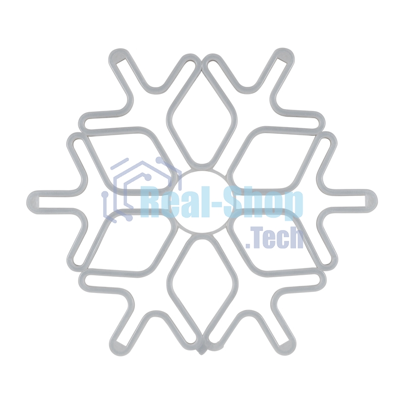 Фигура Neon-night Снежинка из гибкого неона, 60х60 см, цвет свечения синий