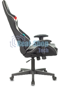 Кресло игровое ZOMBIE Z4, на колесиках, искусственная кожа, черный/красный (viking zombie z4 red)