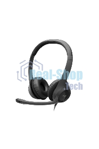 Гарнитура проводная Logitech Headset Logitech H390 USB черный
