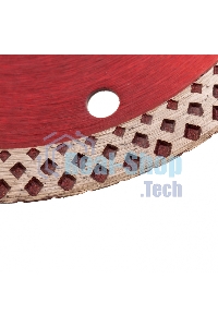 Диск алмазный отрезной Matrix сплошной, 125 х 22,2 мм, сухое/мокрое резание