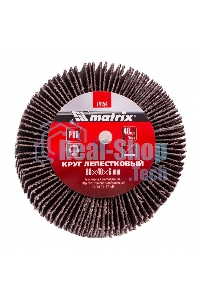 Круг лепестковый Matrix для дрели, P 80, 80x40x6 мм