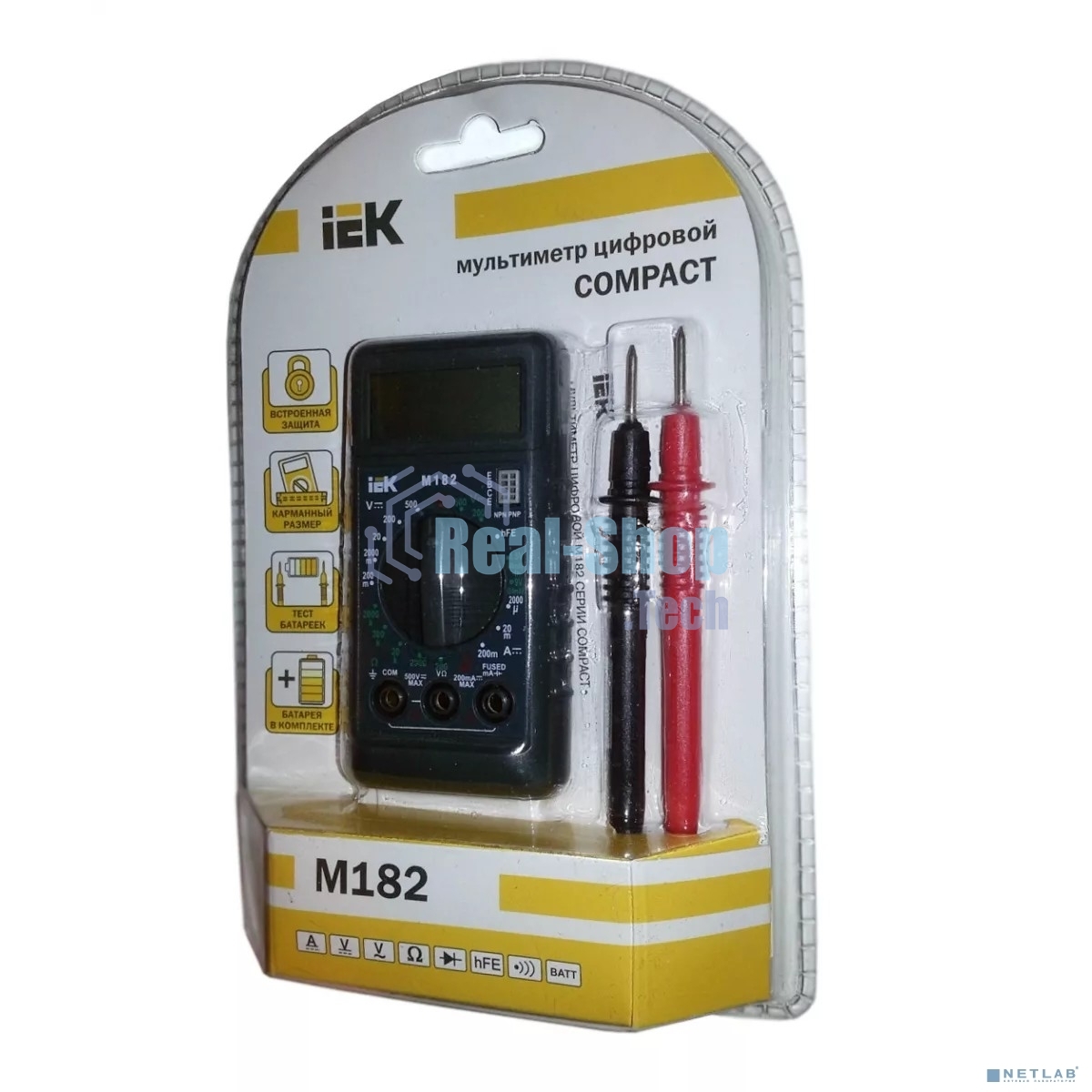 Мультиметр IEK Compact M182цифровой