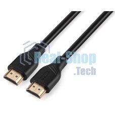 Кабель а/в GoPower Длина 1.5 м Разъемы HDMI (m)-HDMI (m) черный 00-00029041