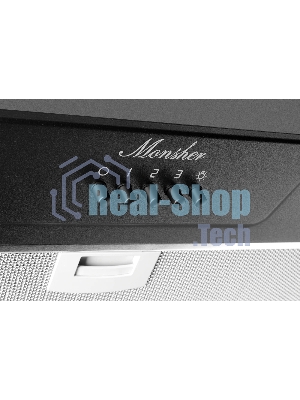 Вытяжка встраиваемая Monsher INHIT 60 Noir черный, 53 см, 1100 куб. м/ч, 53 дБ