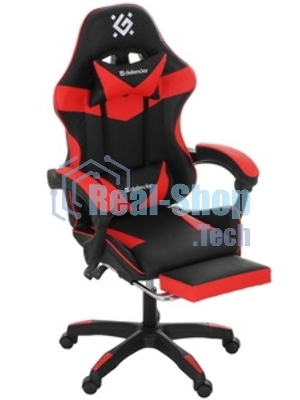 Кресло игровое Defender Runa PRO черный/крас, PU, класс2