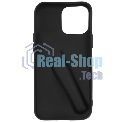 Чехол (клип-кейс) BoraSCO Silicone Case для Apple iPhone 13 Pro Max черный (матовый)