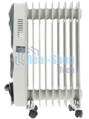 Обогреватель масляный Centek CT-6203-9 (9 секций) белый, 2400 Вт, 20 м2, 3 режима, термостат