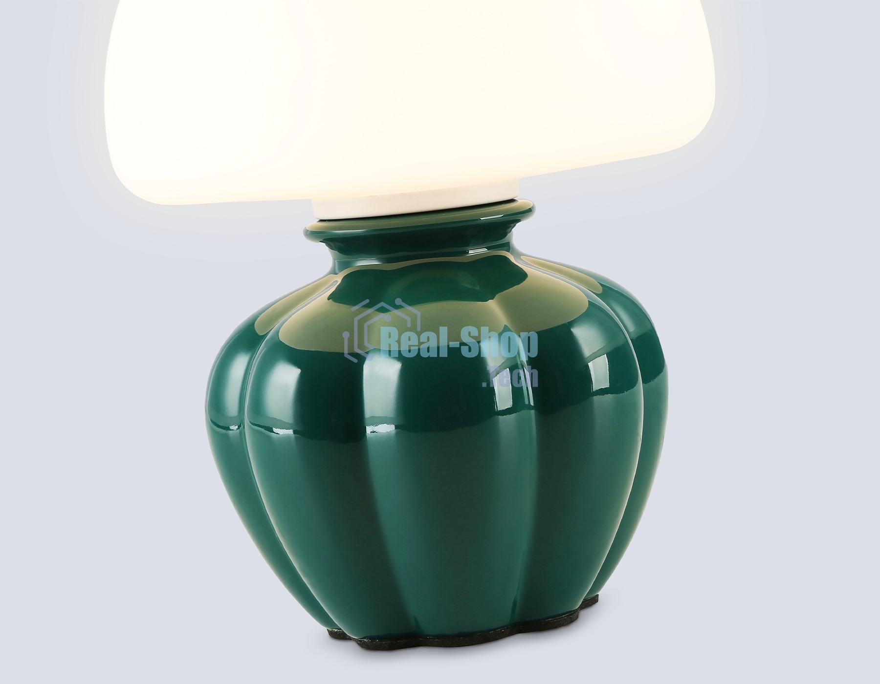 Настольная лампа Ambrella light LH53249 GN/WH зеленый/белый G9 max 28W D165*220