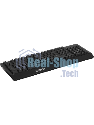 Клавиатура проводная MSI VIGOR GK20 RU черный USB Multimedia for gamer LED (подставка для запястий)