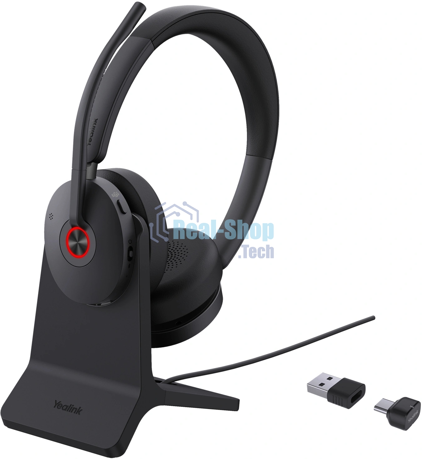 Гарнитура Yealink BH74 UC чёрный, беспроводная, Bluetooth, до 64 ч
