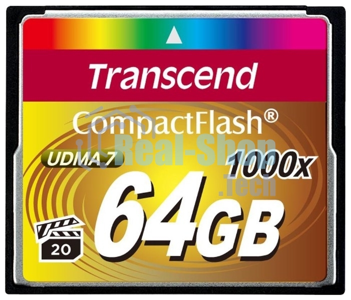 Флеш карта CF 64Gb Transcend TS64GCF1000 (1000X) 