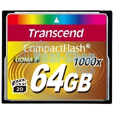 Флеш карта CF 64Gb Transcend TS64GCF1000 (1000X) 