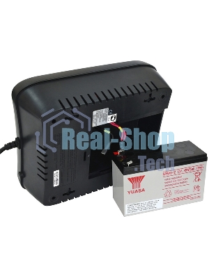 Источник бесперебойного питания Powercom Back-UPS SPIDER, Line-Interactive, LCD, AVR, 550VA/330W, Schuko, USB, черный (1456259)