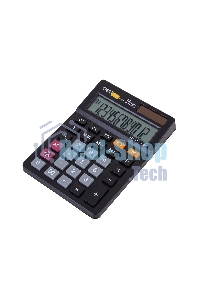 Калькулятор настольный Deli EM01320 черный 12-разр.