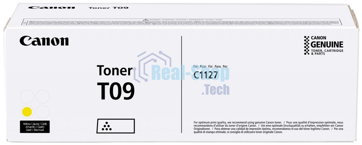 Тонер Canon T09 YL 3017C006 желтый туба для копира i-SENSYS X C1127iF, C1127i, C1127P