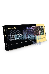 Комплект клавиатура+мышь ExeGate MK140 проводной, USB, 1000 DPI, чёрный/белый