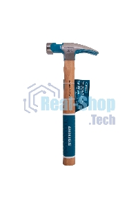 Молоток-гвоздодер Gross AMERICAN HICKORY 560 г, угол 75, магнит, обрезиненная рукоятка