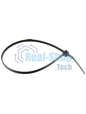 Хомуты Сибртех, 300x3,6 мм,пластмассовые,черные,100 шт.