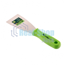 Шпательная лопатка из нержавеющей стали Сибртех, 60 мм, пластмассовая ручка