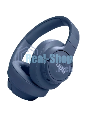 Беспроводные/проводные наушники JBL Tune 770NC синий, полноразмерные, Bluetooth + проводной, активное шумоподавление, до 70 ч
