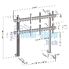 Стойка для телевизора Cactus CS-FS-TV4-PRO черный 32