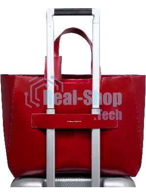 Деловая сумка женская с отделением для ноутбука Piquadro Blue Square BD6680B2/R натур.кожа красный