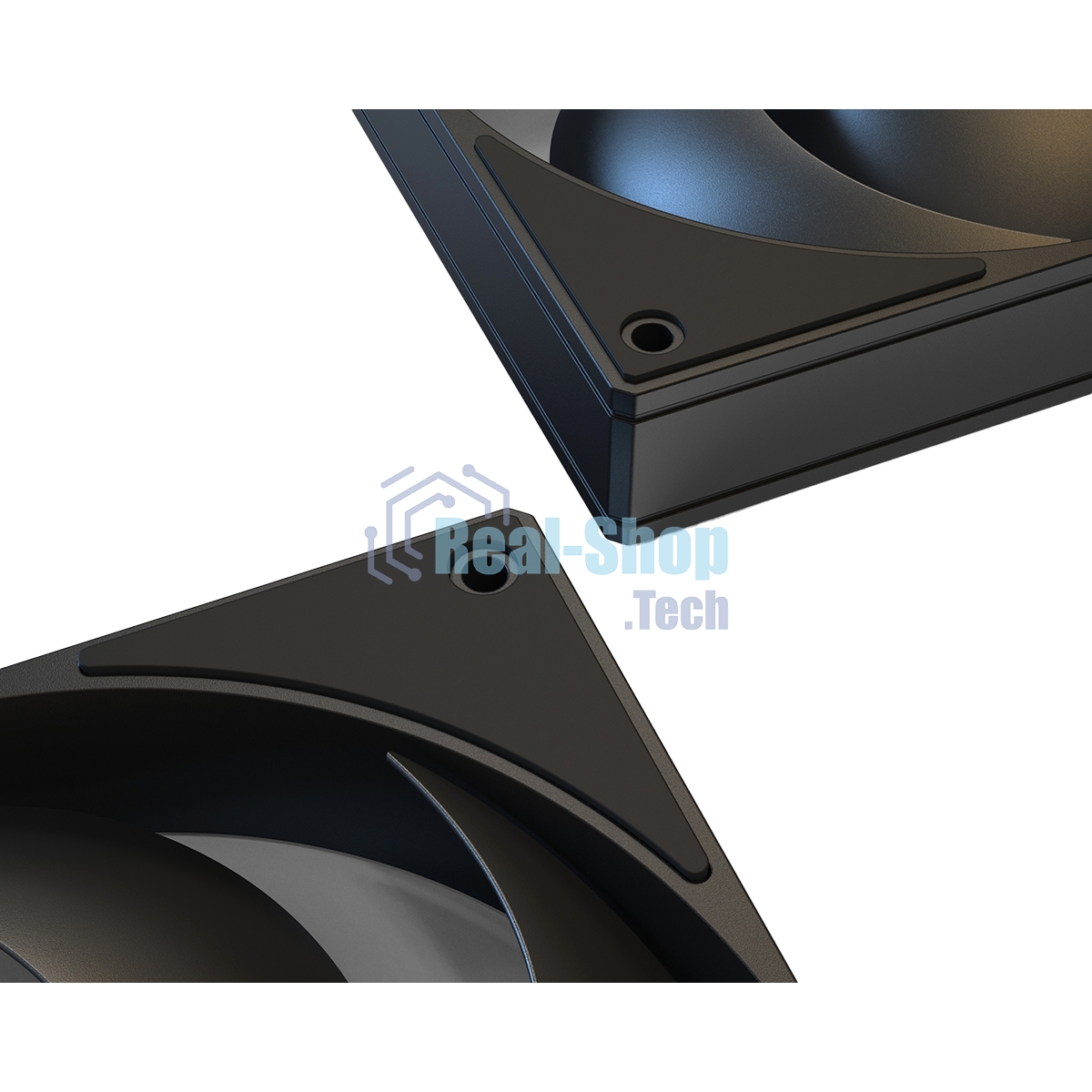 Вентилятор для корпуса ID-Cooling AS-140-K черный, 140 мм, 1800 об/мин, 24.9 дБ, 4 pin