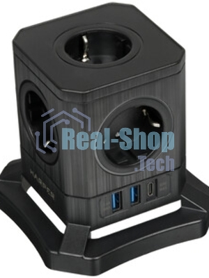 Сетевой фильтр Harper UCH-715 Black PD3.0