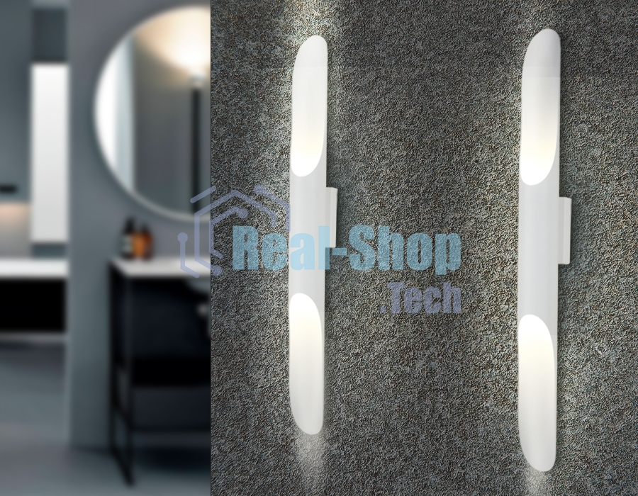 Настенный светильник FW236/2 SWH белый песок G9/2 max 40W 600*60*80 (лампы LED G9 7W 4200K в комплекте)