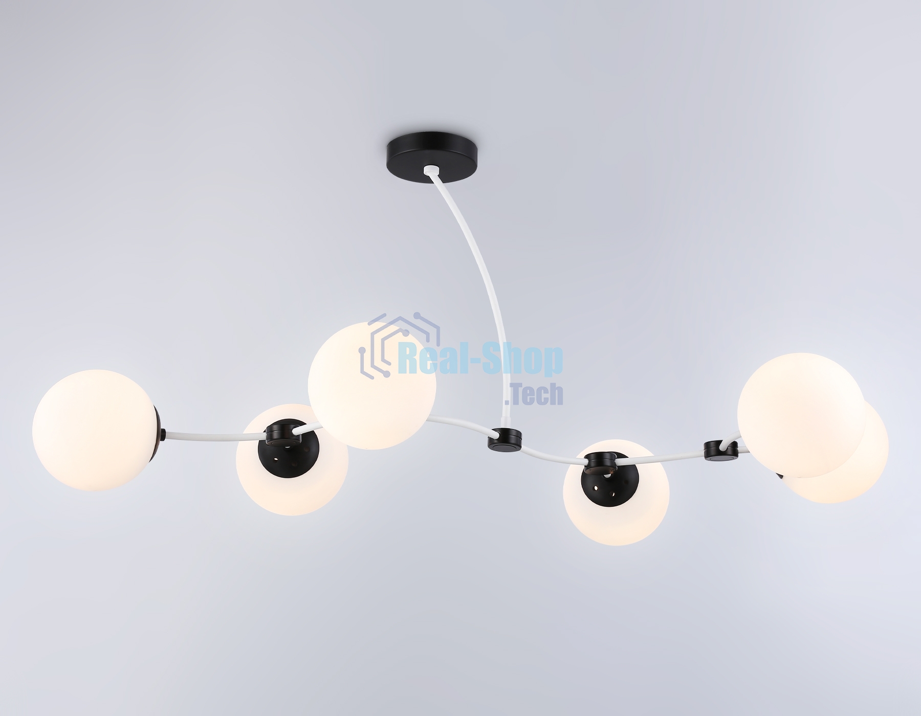 Светитльник Ambrella Light TR2552/6 WH/BK белый/черный E27/6 max 60W 1160*600*450