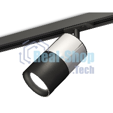 Светильник Ambrella light XT7402071 SBK/PSL/PBK черный песок/серебро полированное/черный полированный MR16 GU5.3
