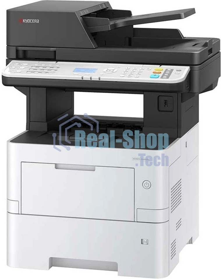 МФУ лазерное Kyocera Ecosys MA4500x (110C133NL0/110C133DZ0), A4, ч/б, печ. до 45 стр/мин., скан. до 60 стр/мин. (ч/б) 40 стр/мин (цвет.), 1200 x 1200 dpi (печать) 600 x 600 DPI (скан.), USB, RJ-45