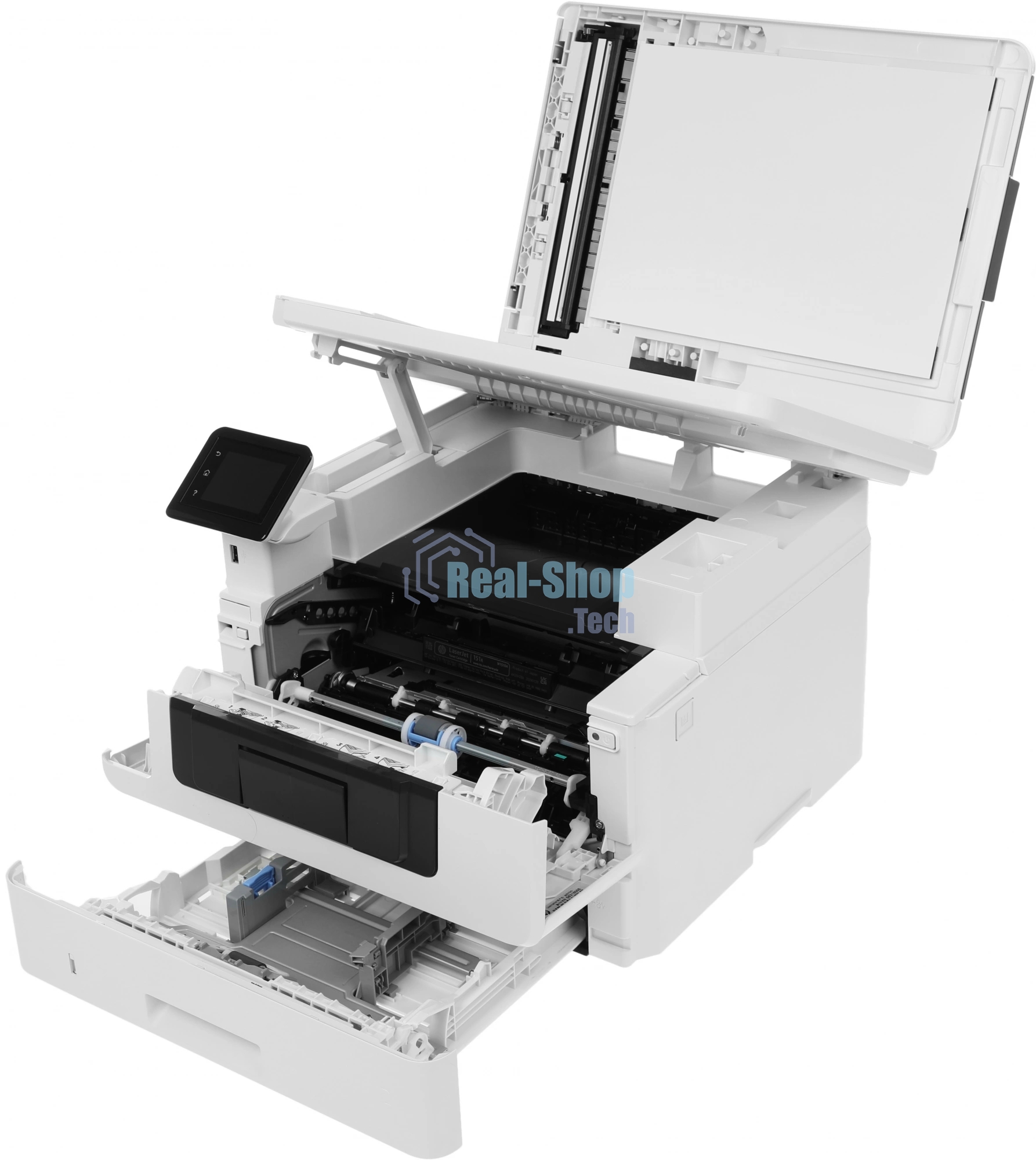 МФУ лазерное HP LaserJet Pro 4103fdn (2Z628A), A4, ч/б, печ. до 40 стр/мин., скан. до 29 стр/мин. (ч/б) 20 стр/мин. (цвет), 1200 x 1200 dpi, USB, RJ-45, Air Print, Mopria
