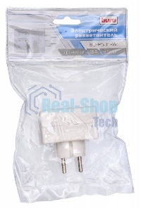 Сетевой разветвитель Buro BU-PS3F-W (3 розетки) белый (пакет ПЭ)