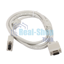 Кабель Gembird/Cablexpert CC-PPVGA-6,Кабель VGA Premium,15M/15M,1.8м, тройной экран, феррит.кольца, пакет