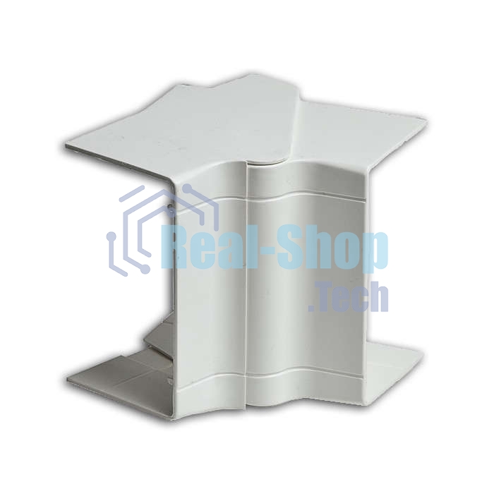 Угол внутренний 100х60/40 разводной бел. Рувинил УВН-100х60