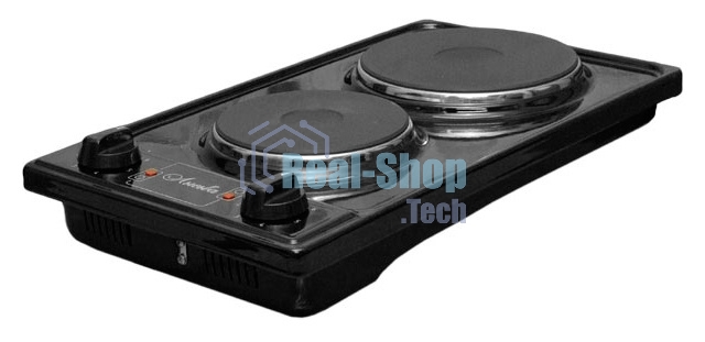 Плита настольная электрическая Лысьва ЭПБ 22 нержавеющая сталь/рябчик (настольная)