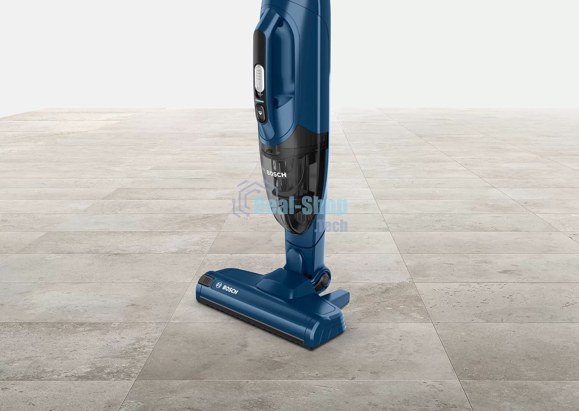 Пылесос вертикальный Bosch BCHF 2MX20 синий, питание от аккумулятора, 150 Вт, уборка сухая, пылесборник 0.4 л
