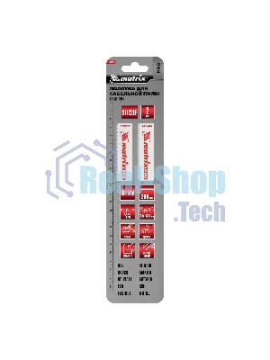 Полотна по металлу Matrix для сабельной пилы S1122EF 200/1,4 мм, Bimetal, 2 шт., PRO