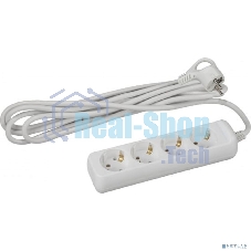 Удлинитель 4 гнезда 5 м с/з U-4e-5m ПВС ЭРА