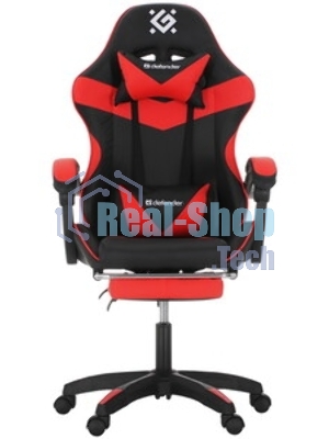 Кресло игровое Defender Runa PRO черный/крас, PU, класс2