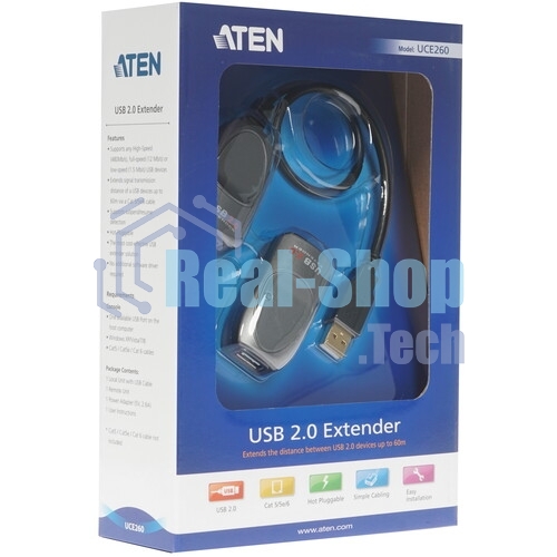 Удлинитель ATEN USB2.0 UCE260-AT-G