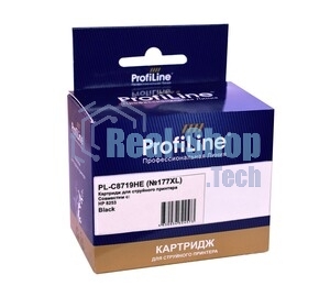 Картридж струйный ProfiLine PL-C8719HE №177XL для принтеров HP 8253 Black водн