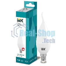 Лампа cветодиодная IEK LLE-CB35-7-230-30-E14 ECO CB35 свеча на ветру 7Вт 230В 3000К E14