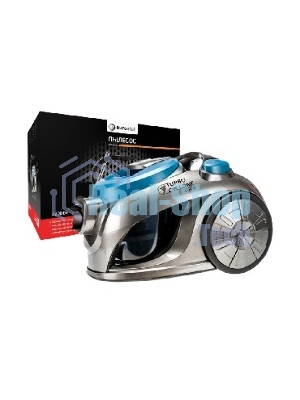 Пылесос Eurostek EVC-3011 серебристый/серый, 400/2200 Вт, уборка сухая, пылесборник контейнер 2.5 л