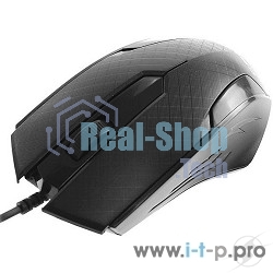 Мышь проводная Crown CMM-100 черный, 1000 dpi, USB, кнопки - 3