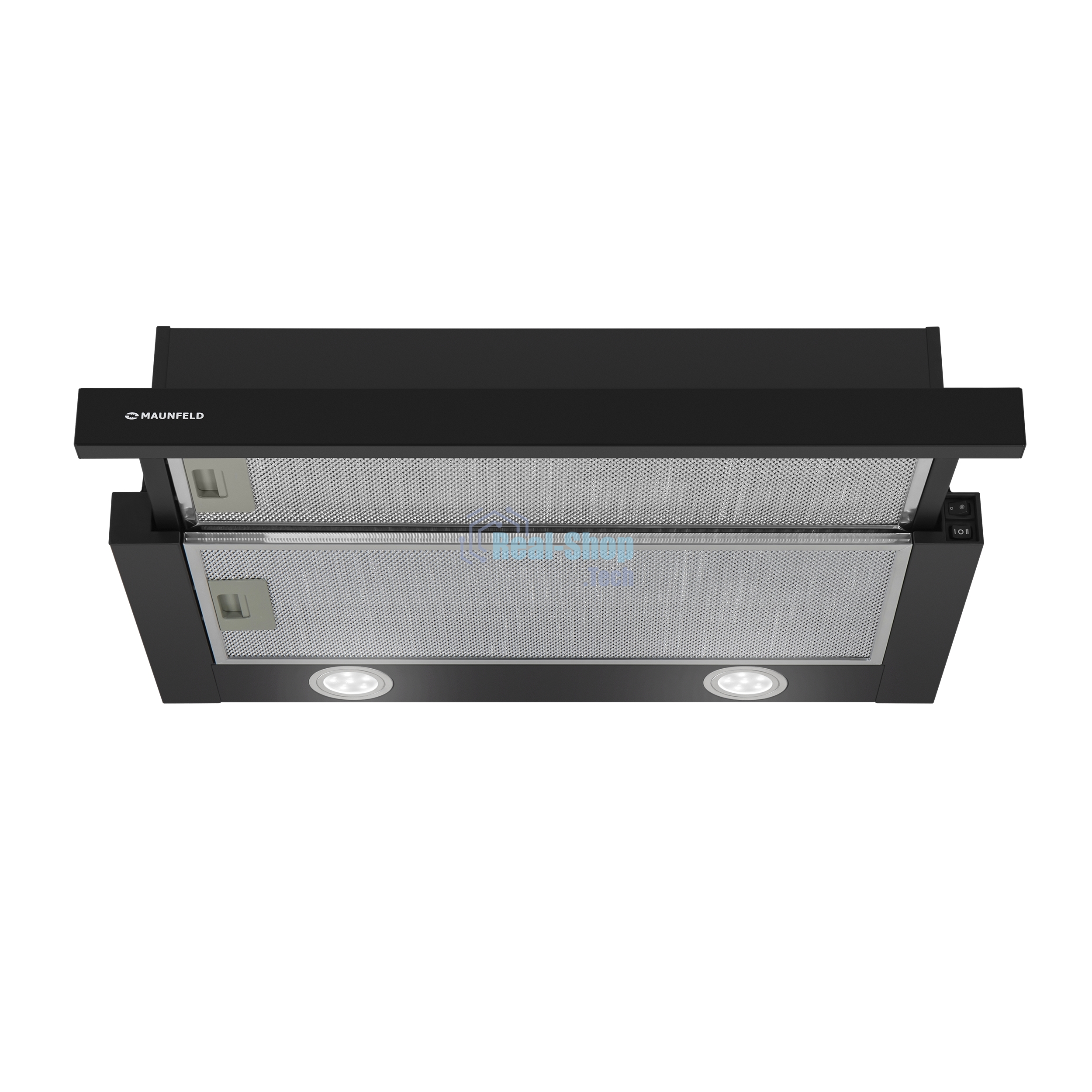 Вытяжка встраиваемая Maunfeld VS Light 60 черный, 60 см, 520 куб. м/ч, 56 дБ