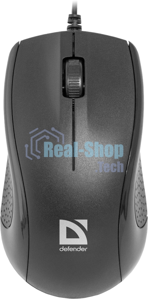 Мышь проводная Defender Optimum MB-160 черный, 1000 dpi, USB, кнопки - 3