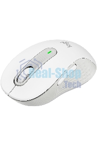 Мышь беспроводная Logitech Signature M650 белый, 4000 dpi, радиоканал, Bluetooth, USB, кнопки - 5