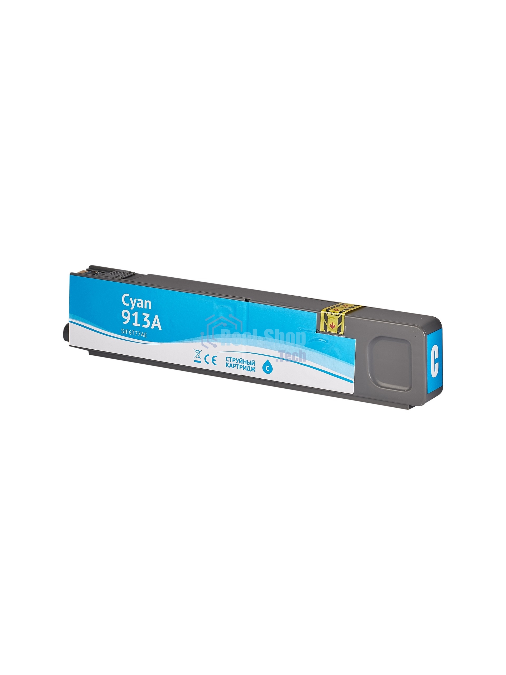Картридж струйный Sakura F6T77AE (№913A Cyan) для HP, голубой, 55 мл., 3000 к.